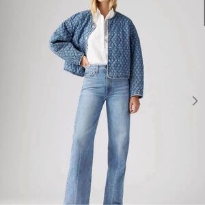 Levi's ribcage wide leg jeans